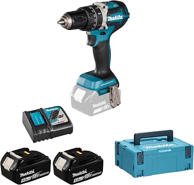 Makita DHP484RTJ 18V Li-Ion Brushless Combi Drill 2 x 5.0Ah Kit