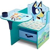 Delta Children Bluey Chair Desk with Storage Bin - Greenguard Gold Certified, Blue