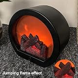 Tumnea LED Fireplace Table Lamp Realistic Flame Effect Electric Lantern view 8