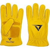 VeloTee Yard Work Batting Gloves | Tan | Baseball &amp; Softball | Slow Pitch Softball | Fast Pitch Softball | Youth | Adult | Men's &amp; Women's