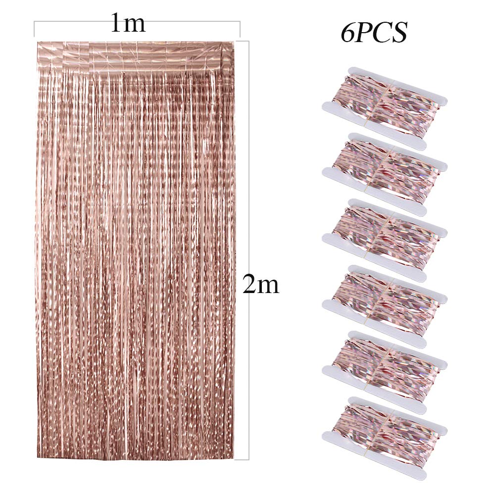 Tenda A Frange Olografica 2x1m - Decorazione Iridescente Per Feste E Compleanni - Foto 9