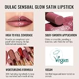 Oulac Satin Matte Lipstick Nude SG02 Bodylicious 4.3g Vegan view 4