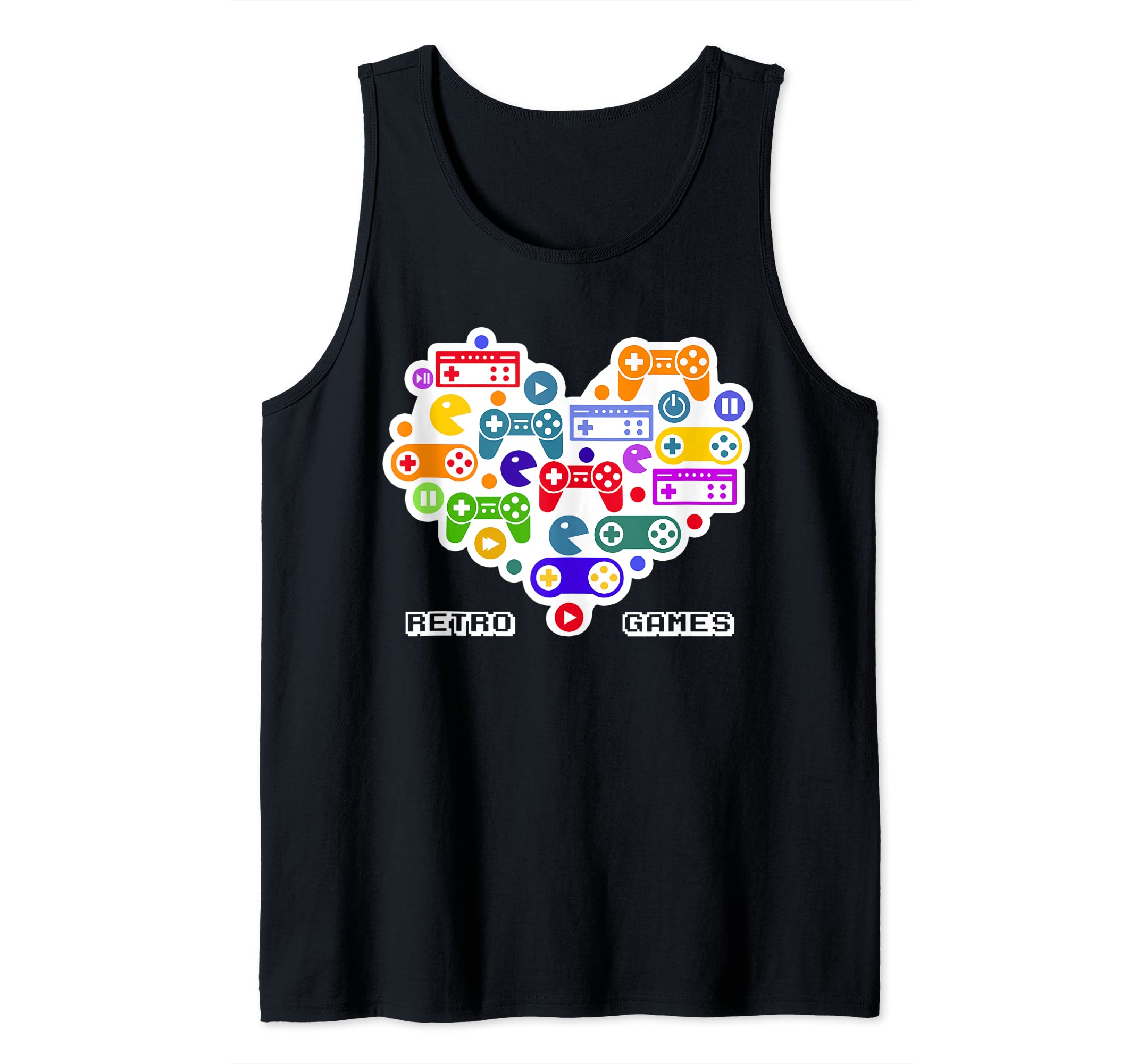 90' Retro Gaming - Arcade Games Tank Top