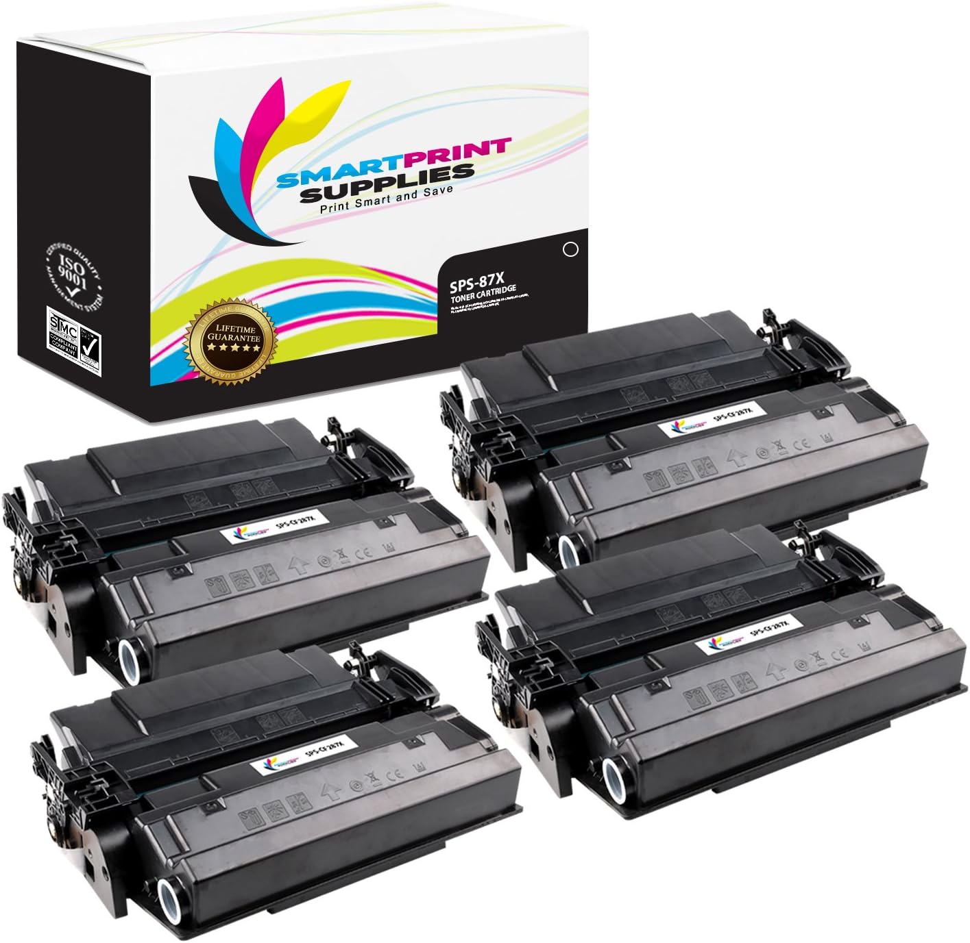 Smart Print Supplies Compatible 87X CF287X Black High Yield