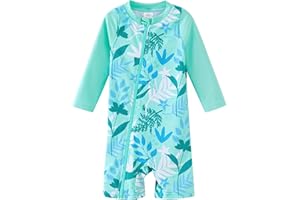 UMELOK Baby Girl Swimsuit Infant Rash Guard Swimwear UPF 50+ Sun Protection Bathing Suit