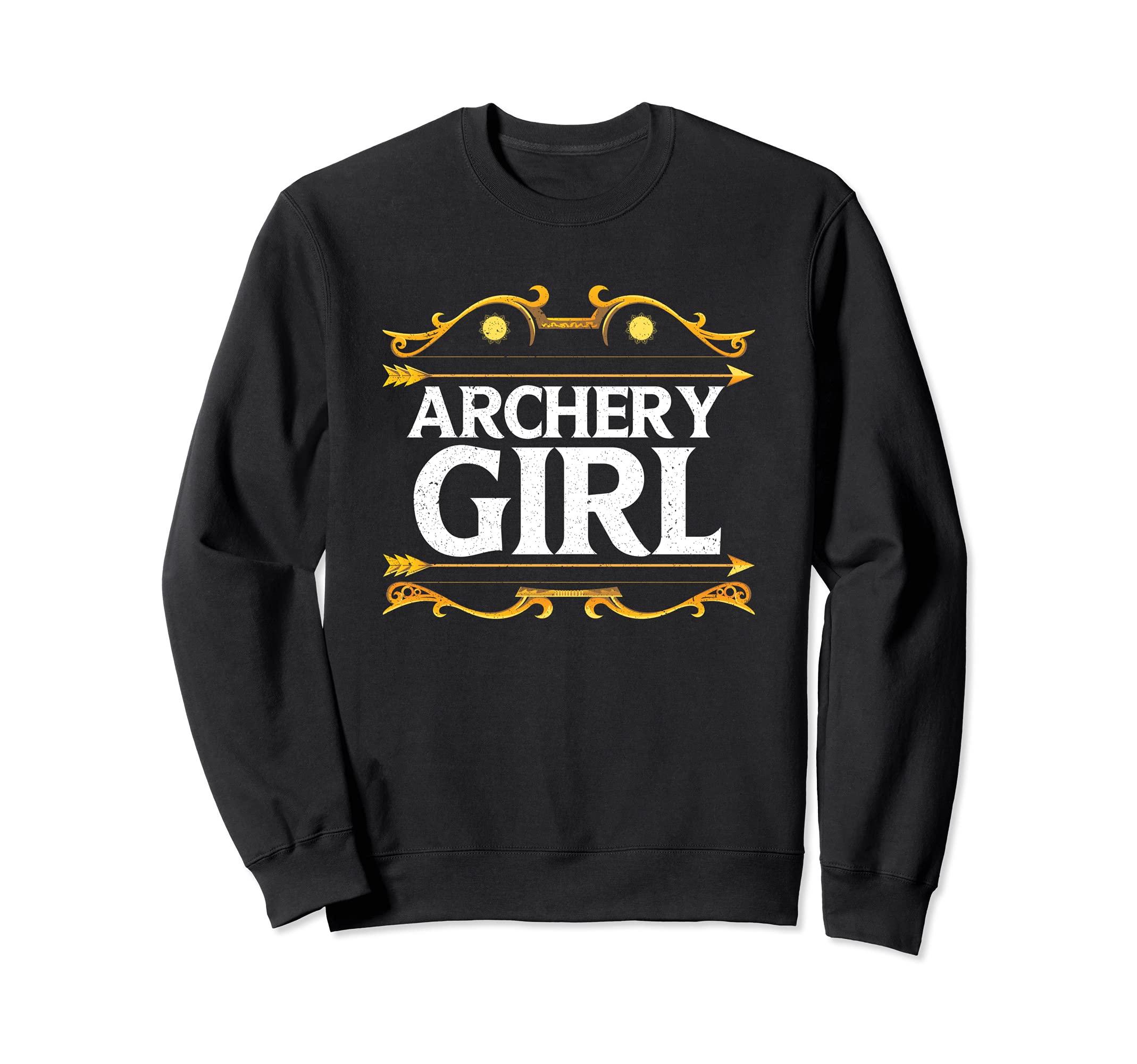 Archery Girl Archer Bow & Arrow Hunter Hunting Girl Sweatshirt
