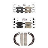 Transit Auto Front Rear Ceramic Disc Brake Pads Kit
