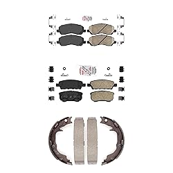 Transit Auto Front Rear Ceramic Disc Brake Pads Kit