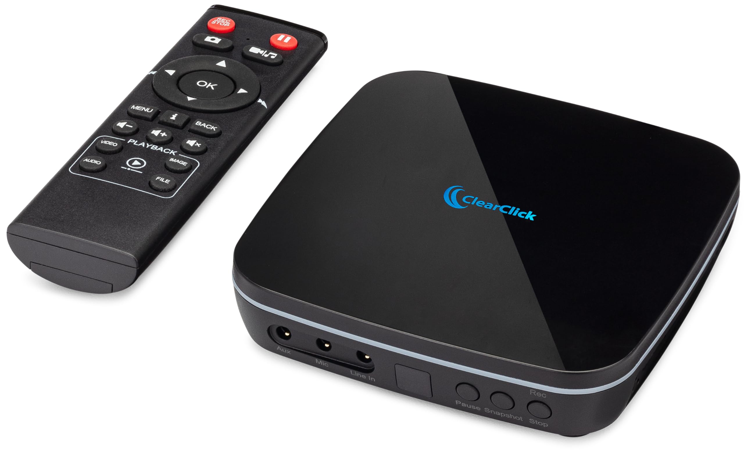 clearclick 4k hd video capture box 2.0 (second generation) - record audio and video from 4k hdmi sources [content-protected sources not supported] - saves onto usb flash drive or microsd card
