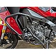 Midimttop Motorcycle Parts Crash Bar Frame Slider Engine Bumper Guard Crash Bar Protector Frame Protection Compatible for Ya&ma&ha Tracer 9/GT 9GT Accessories 2021 2022 2023 2024
