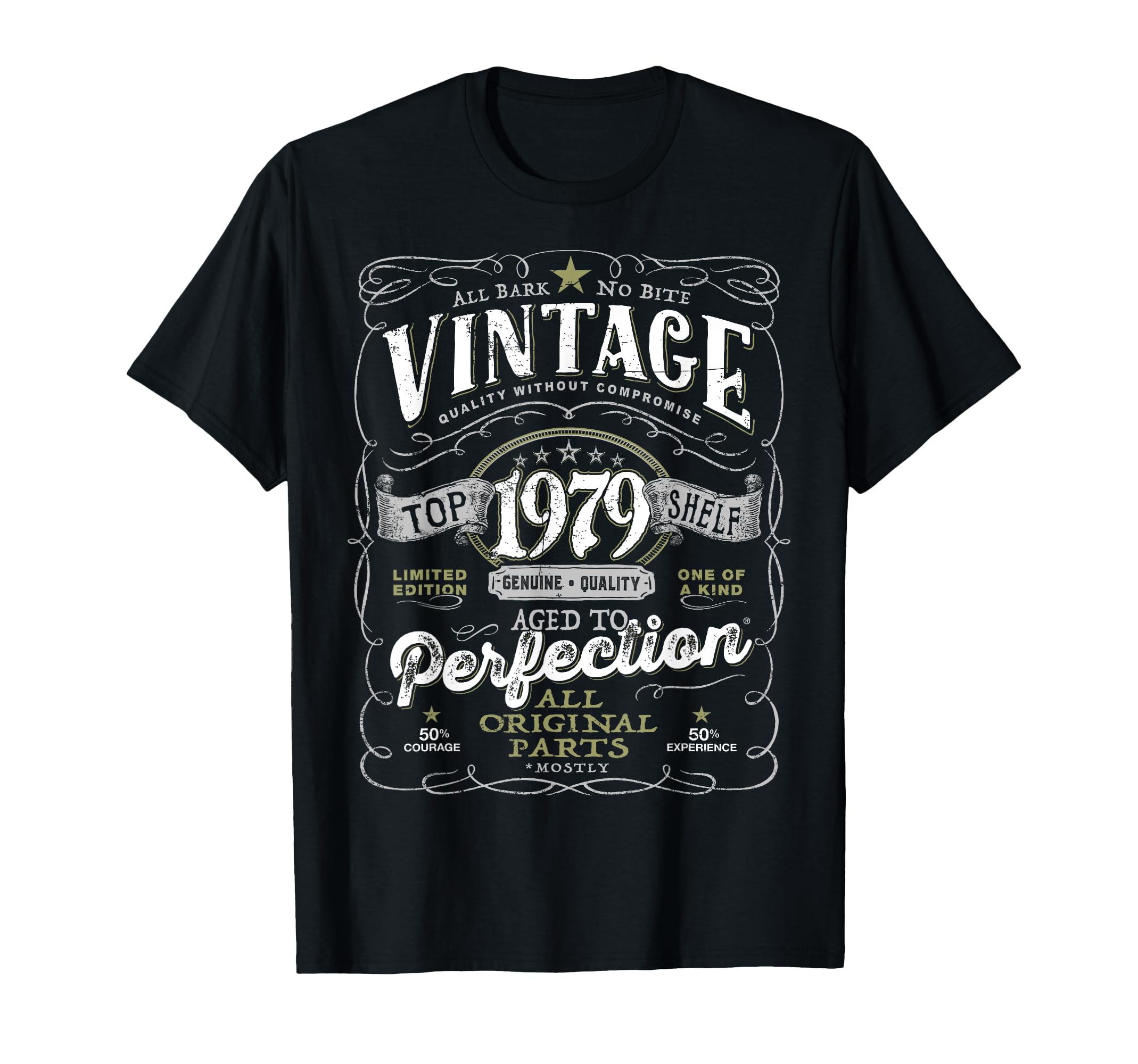 Photo 1 of 45th Birthday Top for Men, Vintage 1979 Aged to Perfection T-Shirt