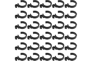 TOBBOMEY 30pcs Brake Line Holder Clip - Cable Clamp for Rollator Walker Spare Parts - Plastic Wire Clip Fixers for Wheelchair