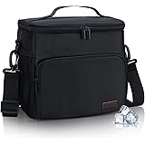 Gloppie Lunch Box for Men Kids Lunch Bag Women Insulated Lunch Cooler Bag Thermal Lunch Meal Prep Container Reusable Lunchbag