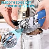 Lychico 3-in-1 Tin Opener Can Opener Bottle Opener Stainless Blue view 4