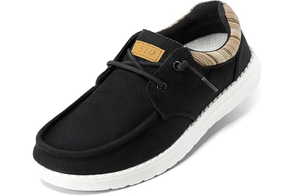 STQ Women's Lace up Loafers丨Comfotable Ultralight Boat Casual Shoes