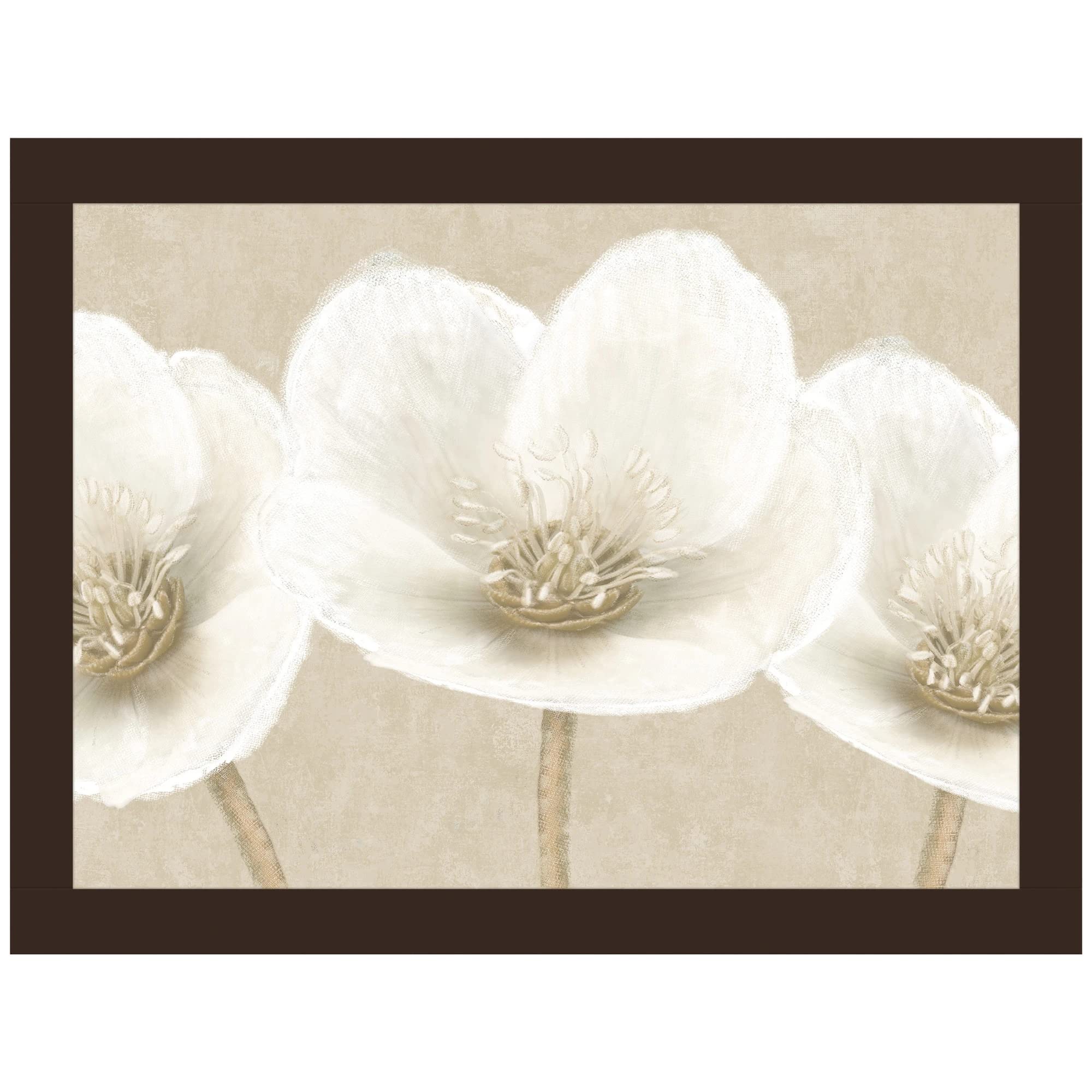 Lap Tray: Faux Leather Frame - Helleborus