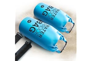 Blasoul Universal Pool Ladder and Step Weight(20Lx2PCS) Easy&Quick Fill Sand,250D PVC Waterproof Dry Bag with Heavy-Duty Nylon,No More Ripped Sandbag&Handle,Work with Above Ground/in-Ground Pool Step