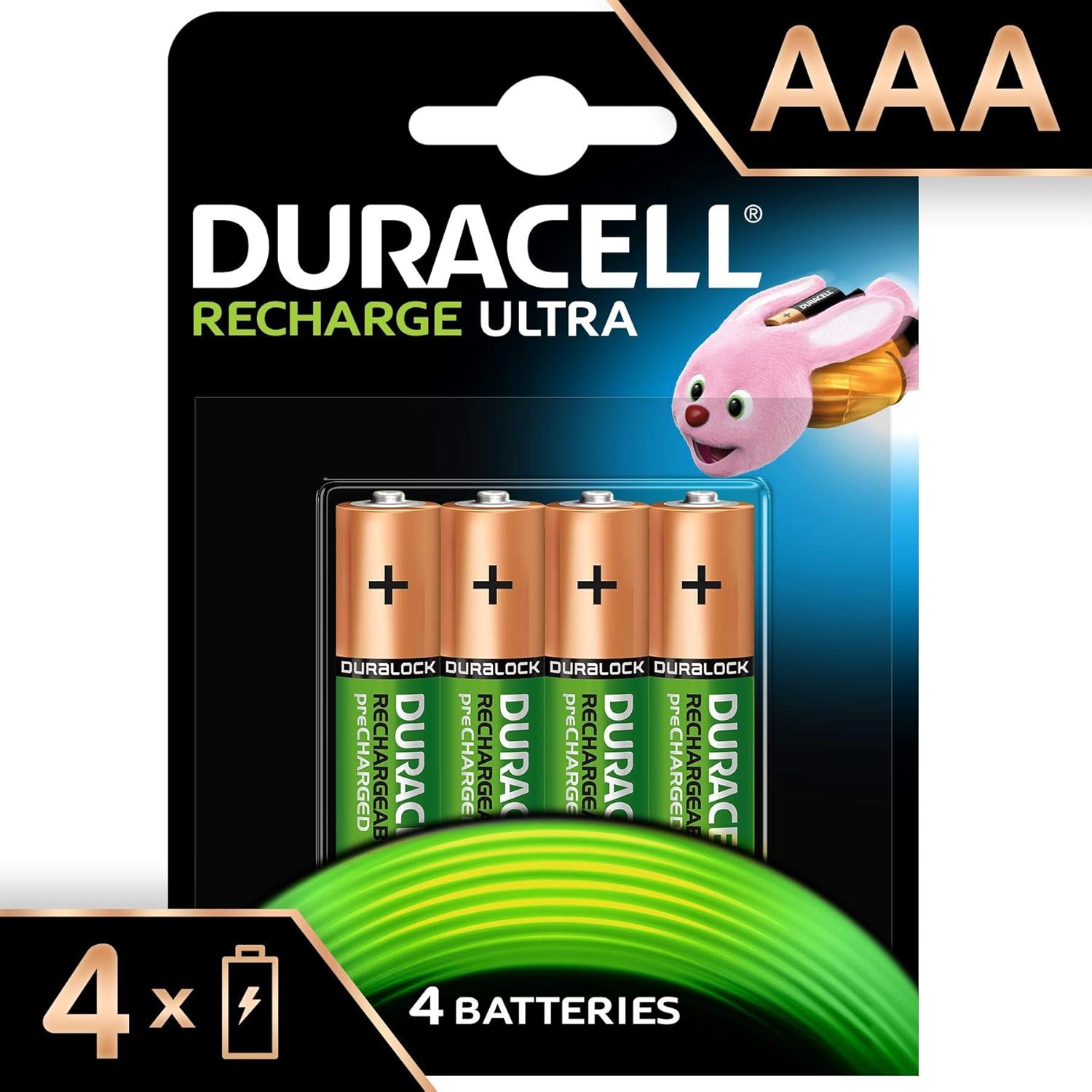 Duracell Recharge Ultra AAA 900 mAh Batteries Pack of 4 Delsheaven