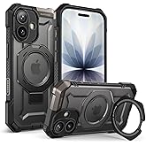 SUPCASE for iPhone 17 Case with Kickstand (Unicorn Beetle Grip), [Camera Control Cover] [Compatible with MagSafe] [Military-Grade Drop Protection] Heavy Duty Magnetic Phone Case, Black