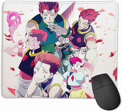 Amazon Com Gaming Mouse Pad With Anti Slip Rubber Bases Extended Computer Mouse Mat Designs For Precise Operating Cute Hunter Hisoka Morow Anime Hxh Fan Art Keyboard Pad For Kids Working Office