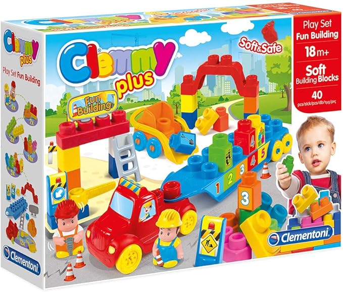 Clementoni Clemmy Plus Fun Building Learning and Activity Toys Amazon