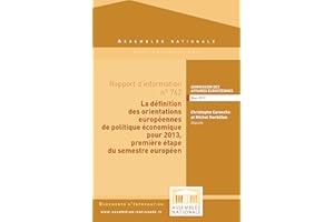 Rapport d'information sur les orientations européennes de politique économique (French Edition)