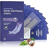 Teeth Whitening Strips 14 Sensitive Gentle - Sensitive Teeth whitening Strips, Peroxide Free, Enamel Safe, Gentle Removal Instant Teeth Whitening Without The Harm (28 Stripes)