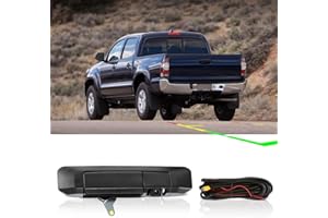 Partol Rear View Camera Backup Tailgate Handle Camera Compatible with Toyota Tacoma 2005-2014, Aftermarket Tailgate Door Hand