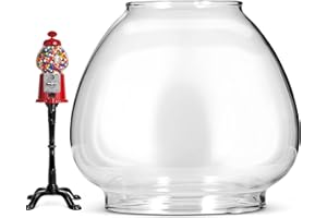 Gumball Machine Acrylic SHATTERPROOF Replacement Bowl Ball for 15inch Gumball Machines - Compatible with The Candery and Most