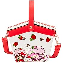 Amazon.com: Loungefly Sanrio X Strawberry Shortcake Flap Wallet