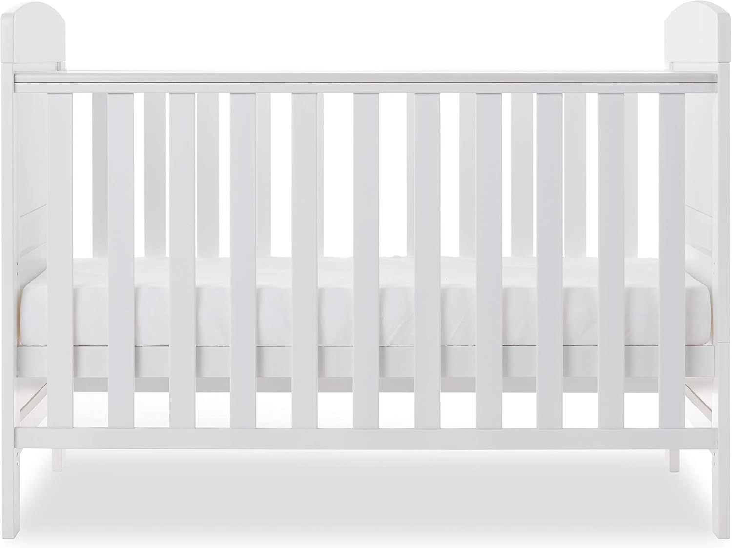 Obaby Grace Mini Cot Bed, White, 48.8L x 26.2W x 36.2H cm - Image 4