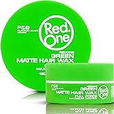 Redone Hair Styling Matte Wax Green 150ml | Ultra Hold &amp; Maximum Control | Matte Finish No Shine Hair Wax for Men &amp; Women | Coconut Scent | Non-Greasy Texturizing | Professional Barber Styling