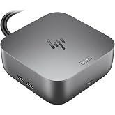 HP Thunderbolt 4 Ultra 280W G6 Dock - for Notebook, Desktop PC - Charging Capability - 330 W - Thunderbolt 4-4 Displays Supported - 8 x USB Ports - 5 x USB Type-A Ports - Type-A - 5 -C - -C - 1 RJ-4