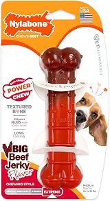 Nylabone Extreme Tough Dog Chew Toy Bone Medium 16 kg Flavour view 8