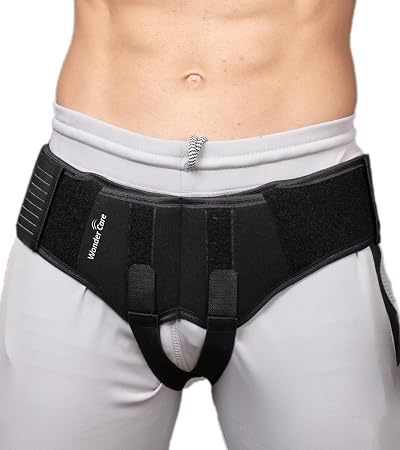 Wonder Care Inguinal Hernia Belt Groin Truss Post Surgery Adjustable Straps