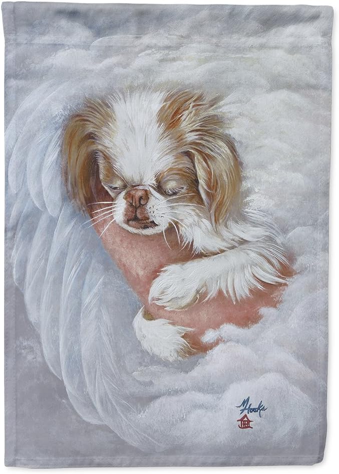 Caroline's Treasures MH1037GF Japanese Chin in an Angels Arms Flag Garden Size, Small, Multicolor
