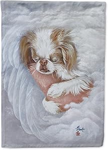 Caroline's Treasures MH1037GF Japanese Chin in an Angels Arms Flag Garden Size, Small, Multicolor