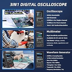 Hantek 3in1 Handheld Oscilloscope, 40MHz 2CH