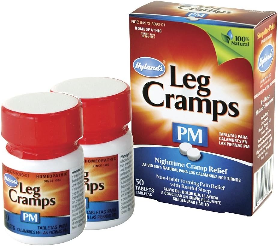 Hyland's Leg Cramps PM with Quinine Tablets 50 ea (Pack of