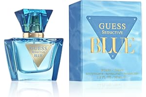 GUESS Seductive Blue Women/Femme Eau de Toilette Perfume Spray For Women, 1.0 Fl. Oz.
