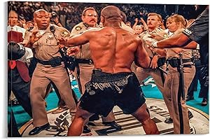 Tyson Poster Boxing Mural Money Heavyweight Championship Poster Decorative Painting Canvas Wall Posters And Art Picture Print