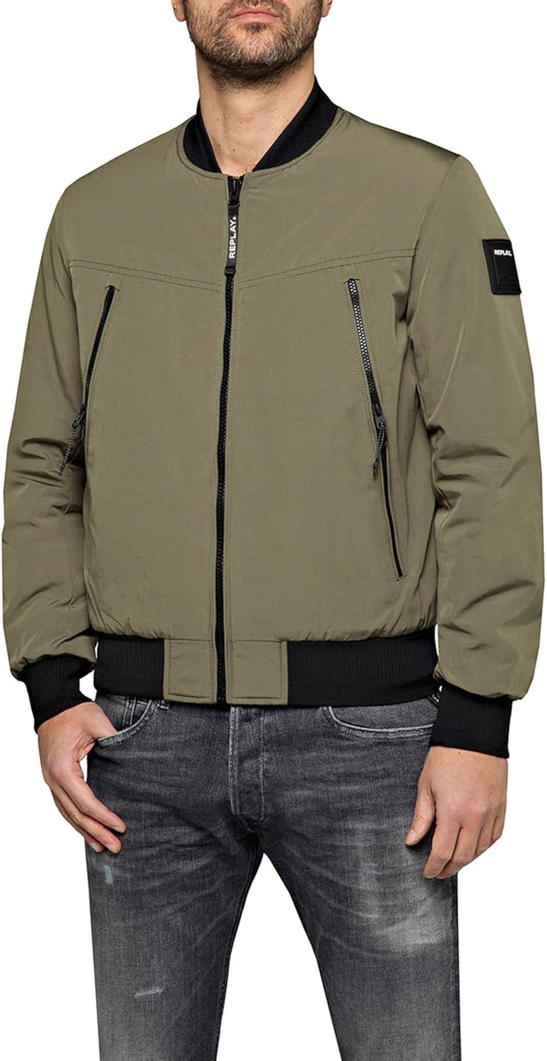 replay bomber jacket womens