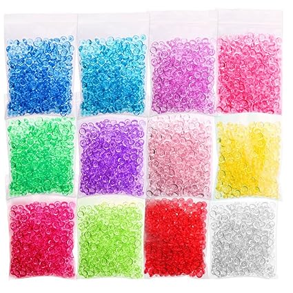 Buy Candyhome 12 Pack Fishbowl Beads Clear Vase Filler Beads