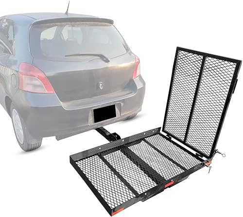 KUAFU Trailer Hitch Folding Mobility Scooter Carrier Rack Luggage ...