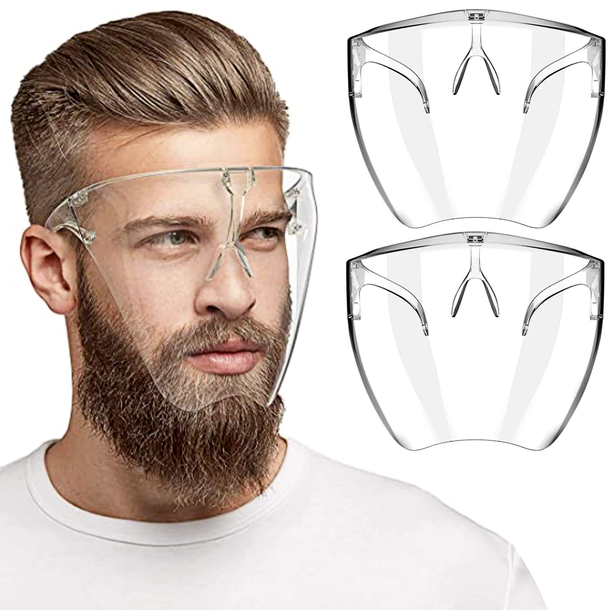 eatasty Face Shield Goggles, Reusable washable Face shield Glasses,Clear and Anti-Fog face shield for Man and Woman - UK SELLER (2)