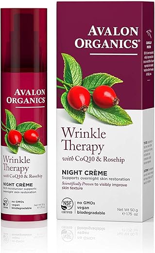 Avalon Active Organics CoQ10 Wrinkle Defense Night Cream 52 ml (並行輸入品)