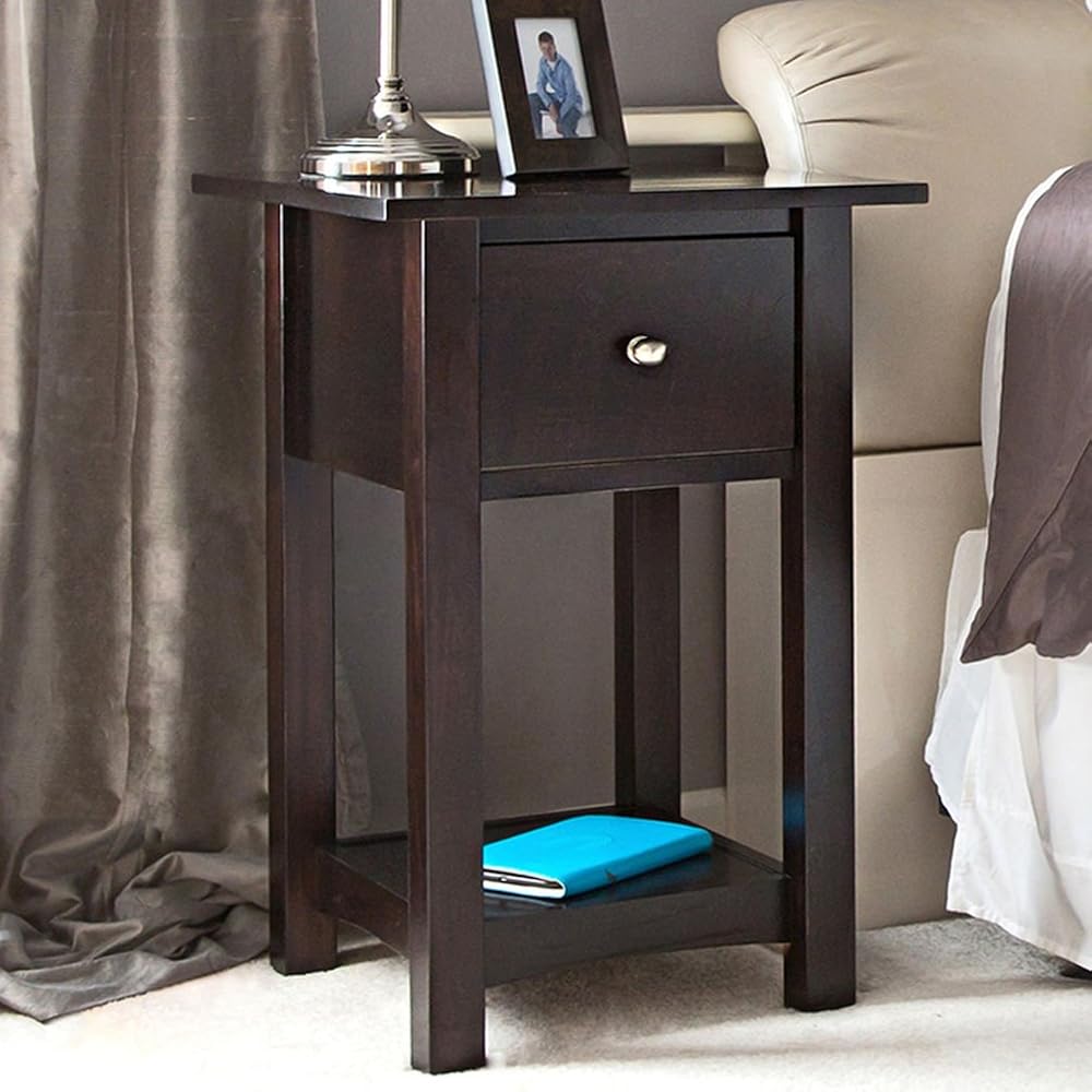 Man Tables Home Defense Night Stand With Hidden Firearm Safe Clothing Amazon Com