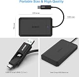 BENFEI 2.5 Inch SATA to USB Enclosure USB-C/USB-A Tool Free SSD/HDD view 6