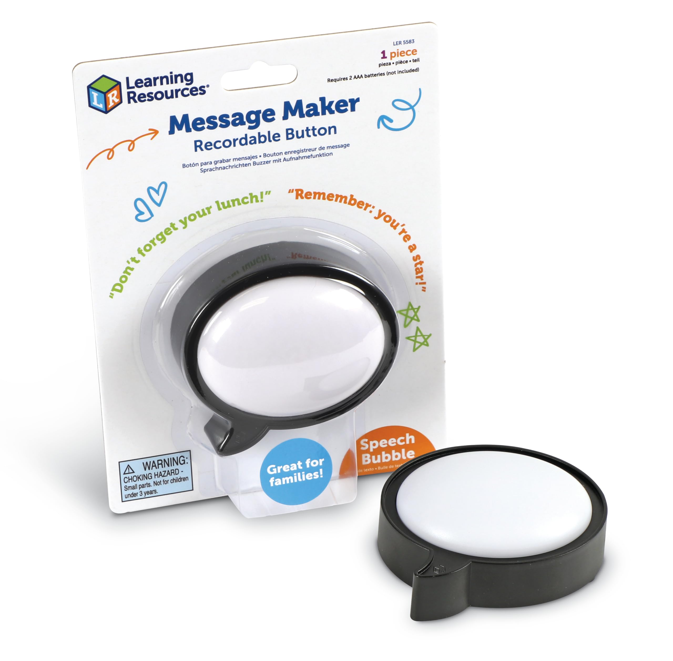 Learning Resources Message Maker Recordable Button