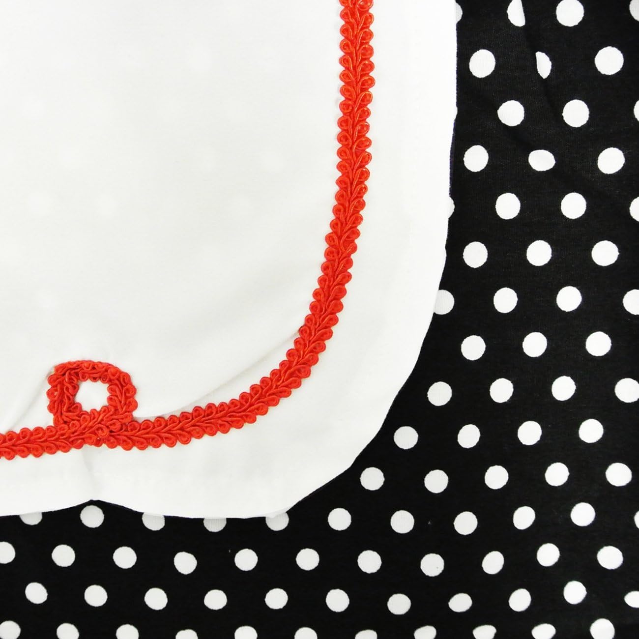 Kella Milla Retro 50's Polka Dot Apron: Home & Kitchen